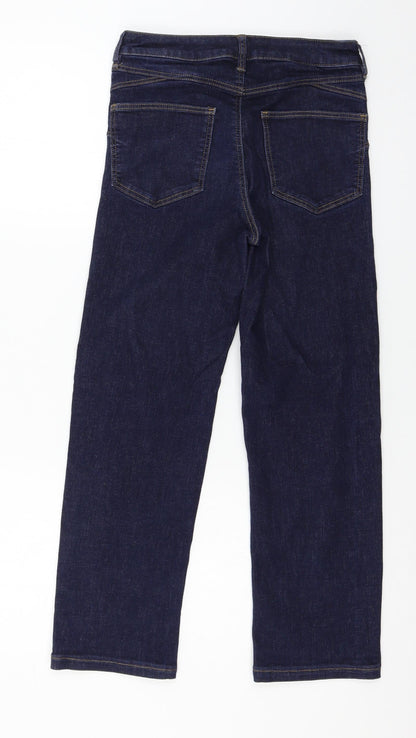 Womens UK Size 28 in Preworn Regular Fit Straight Blue Jeans