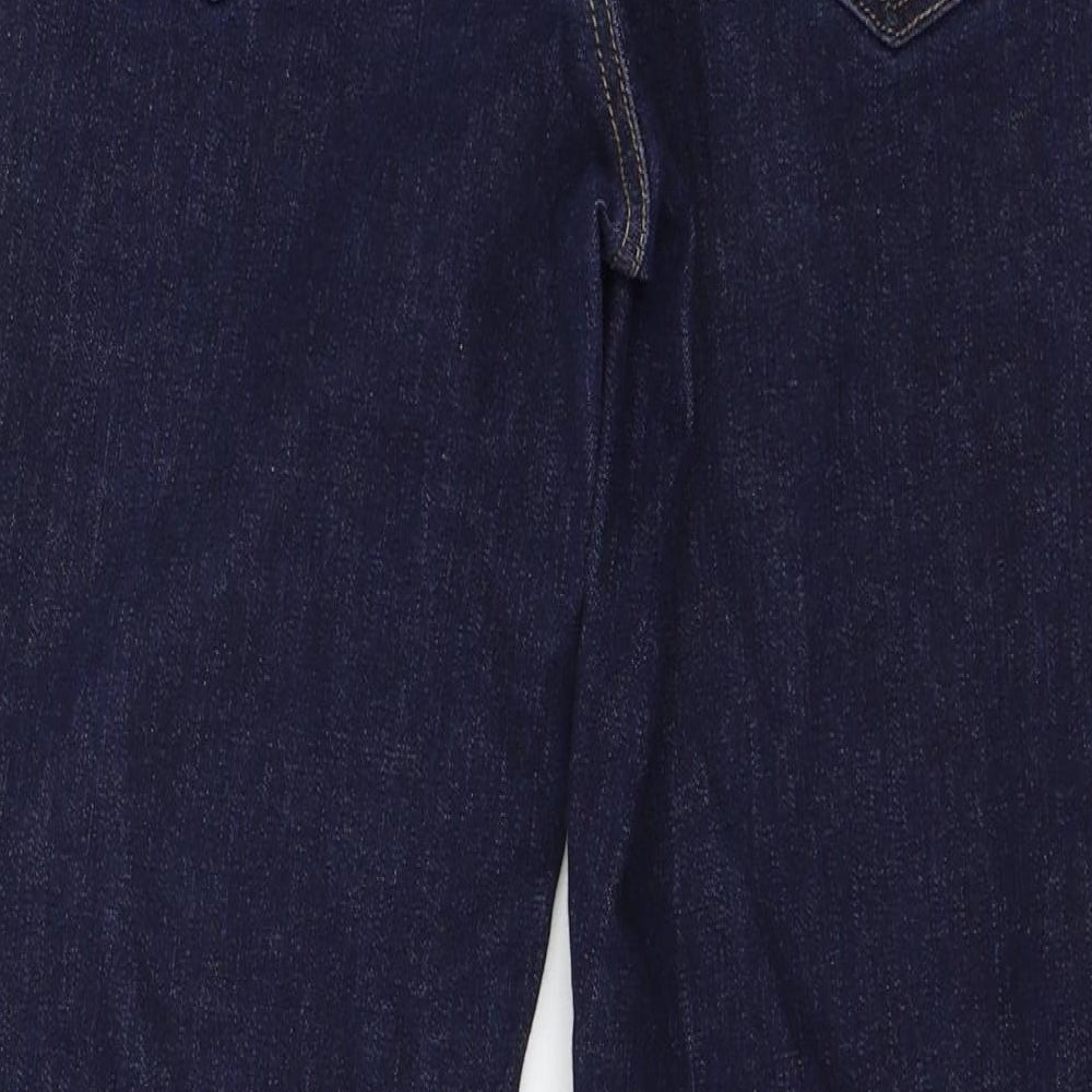 Womens UK Size 28 in Preworn Regular Fit Straight Blue Jeans