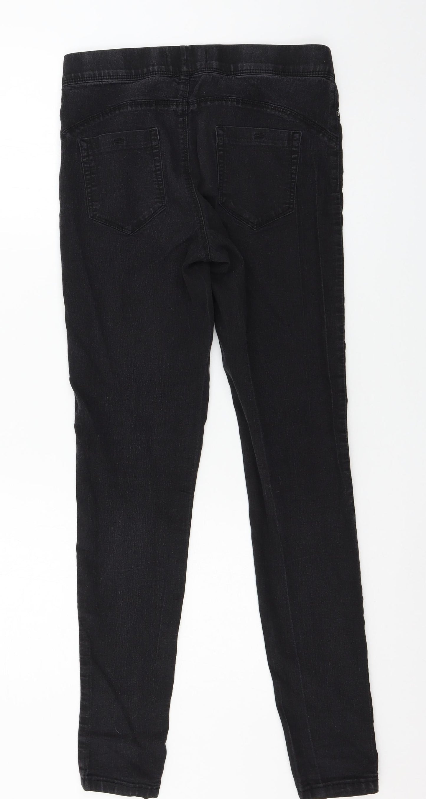 Denim & Co. Womens Grey  Denim Jegging Jeans Size 10 L30 in