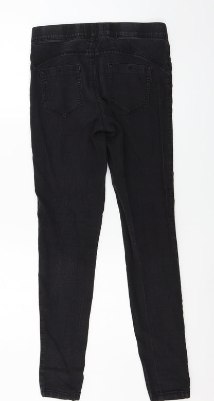 Denim & Co. Womens Grey  Denim Jegging Jeans Size 10 L30 in