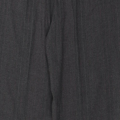 Per Una Womens Grey Striped  Trousers  Size 34 in L27 in