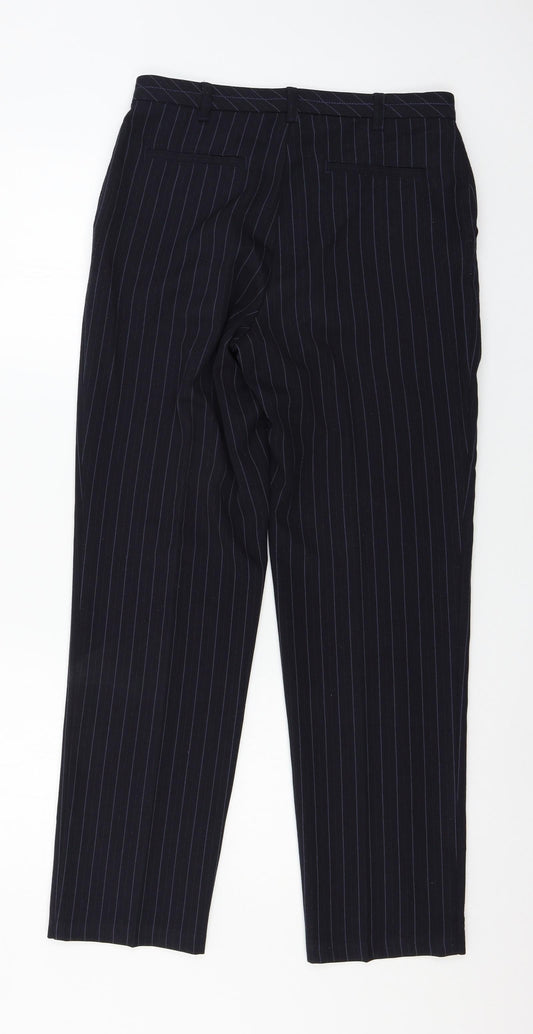 Womens UK Size 10 Marks and Spencer Regular Fit  Blue Trousers