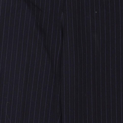 Womens UK Size 10 Marks and Spencer Regular Fit  Blue Trousers