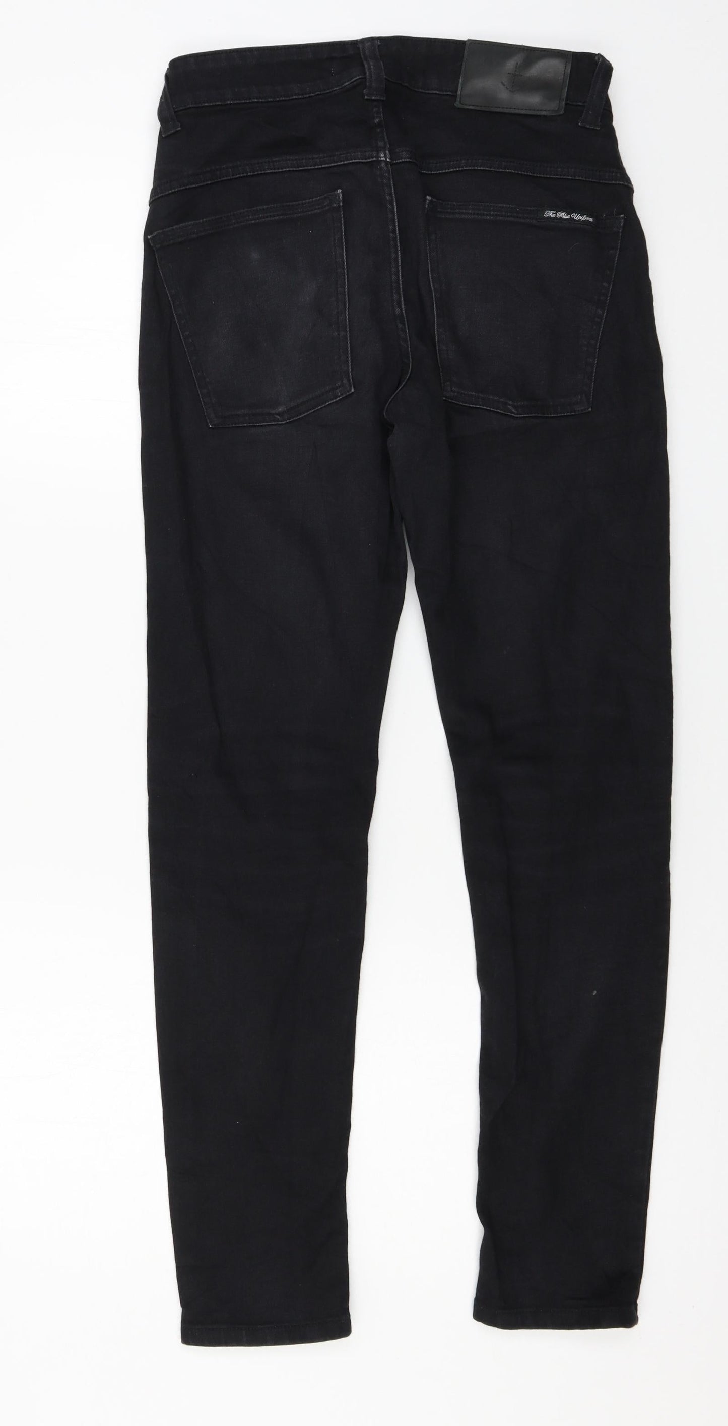 the blue uniform Womens Black  Denim Skinny Jeans Size 28 in L28 in