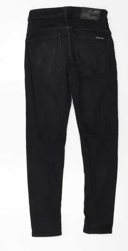 the blue uniform Womens Black  Denim Skinny Jeans Size 28 in L28 in