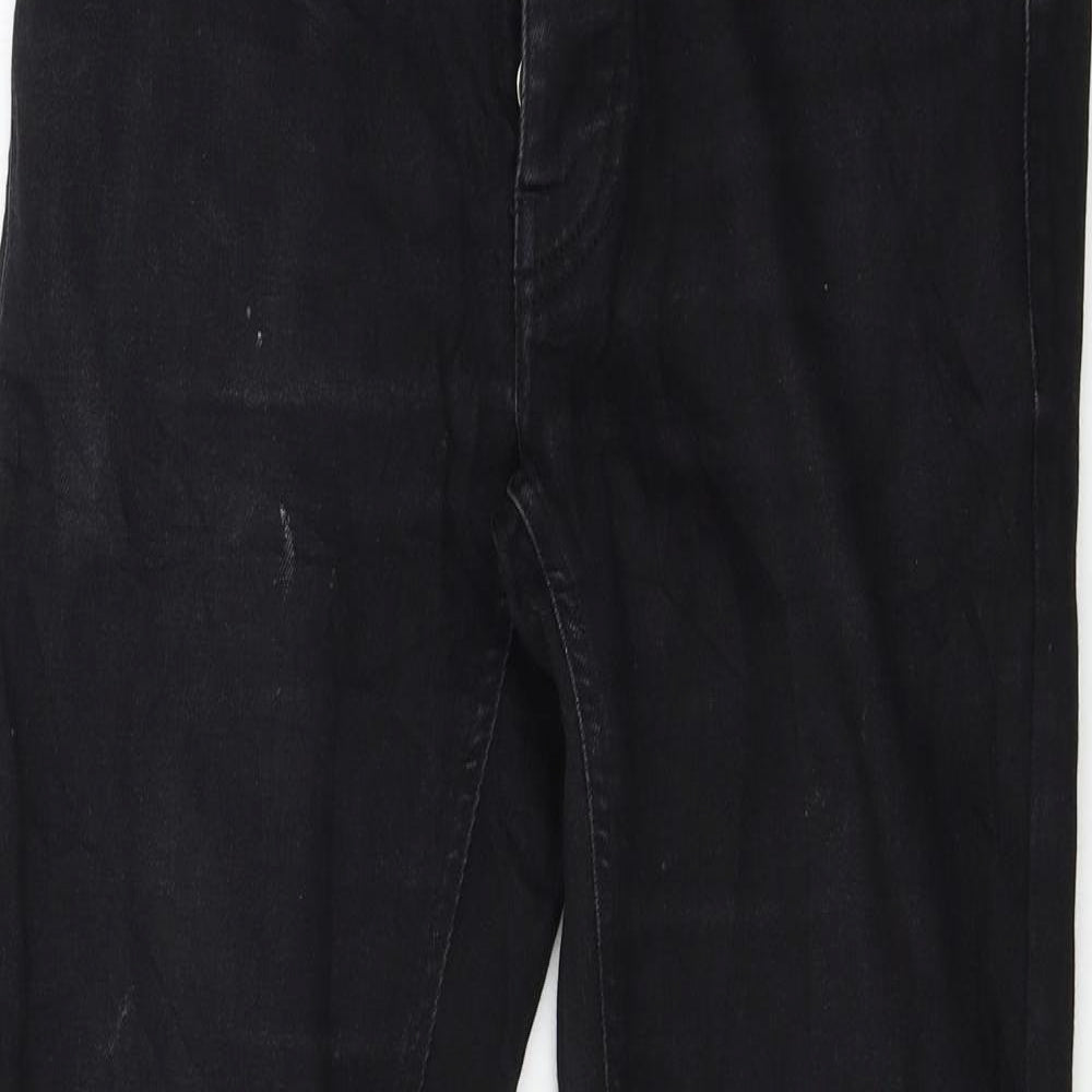 the blue uniform Womens Black  Denim Skinny Jeans Size 28 in L28 in