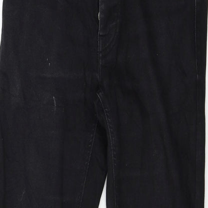 the blue uniform Womens Black  Denim Skinny Jeans Size 28 in L28 in