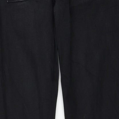 the blue uniform Womens Black  Denim Skinny Jeans Size 28 in L28 in