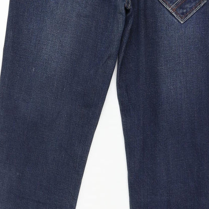 Komino Mens Blue  Denim Straight Jeans Size 28 in L31 in