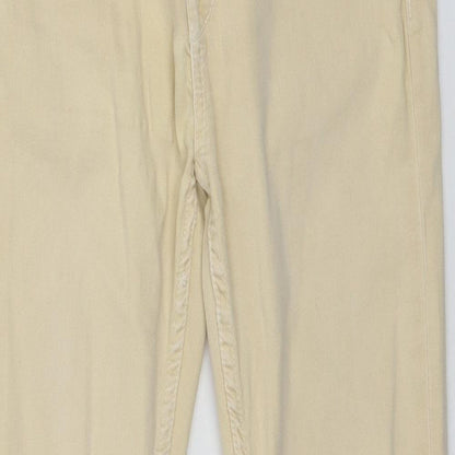 Zara Womens Orange  Denim Skinny Jeans Size 10 L26 in