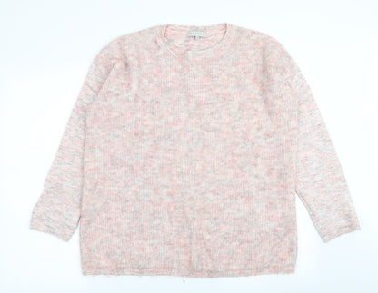 Nutmeg Womens Pink   Pullover Jumper Size 14