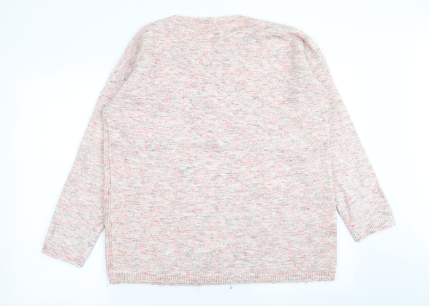 Nutmeg Womens Pink   Pullover Jumper Size 14