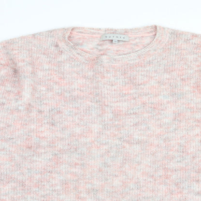 Nutmeg Womens Pink   Pullover Jumper Size 14