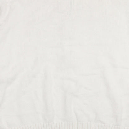 Jumper Womens White   Full Zip Jumper Size XL