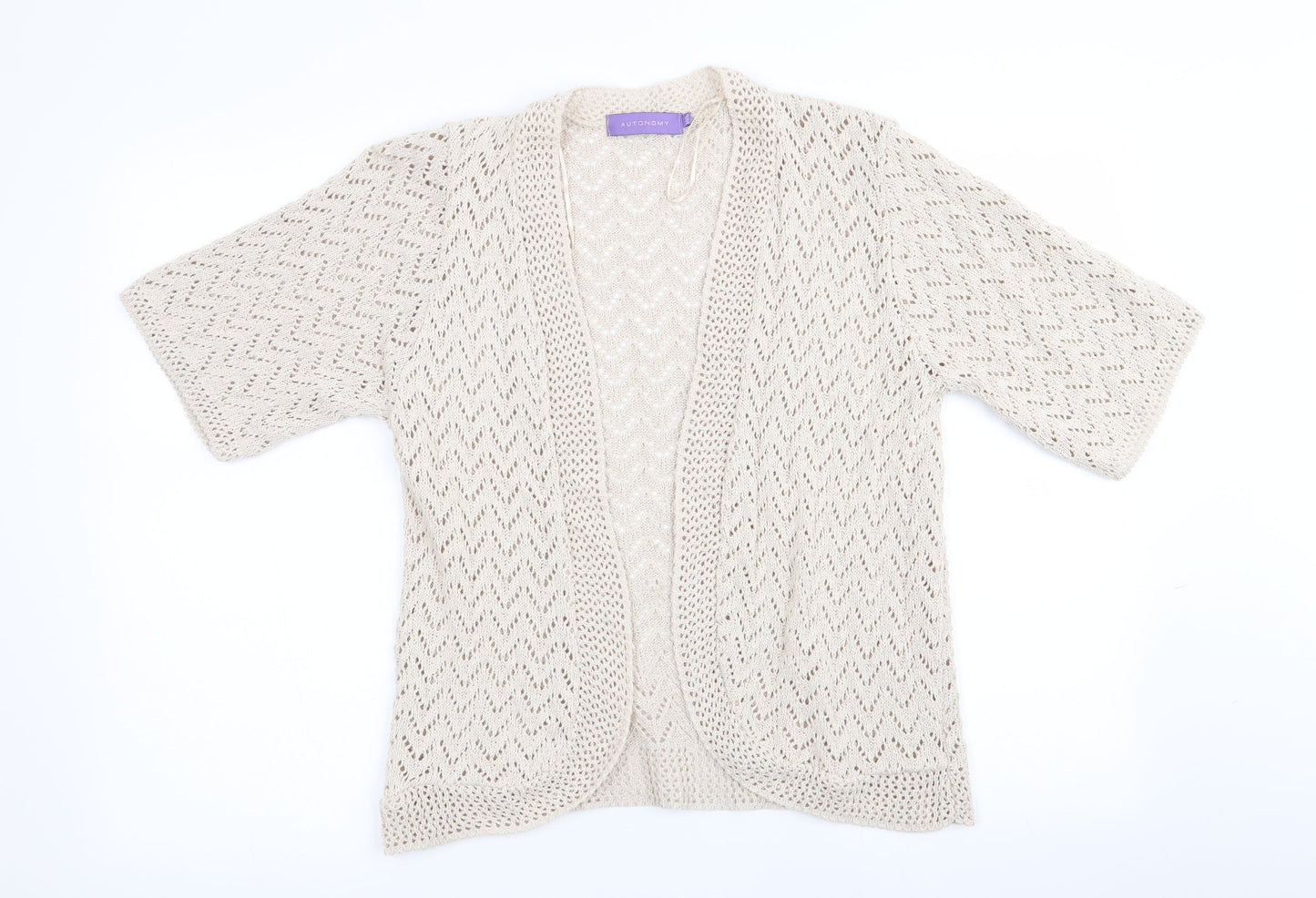 Autonomy Womens Beige   Cardigan Jumper Size M