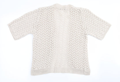 Autonomy Womens Beige   Cardigan Jumper Size M