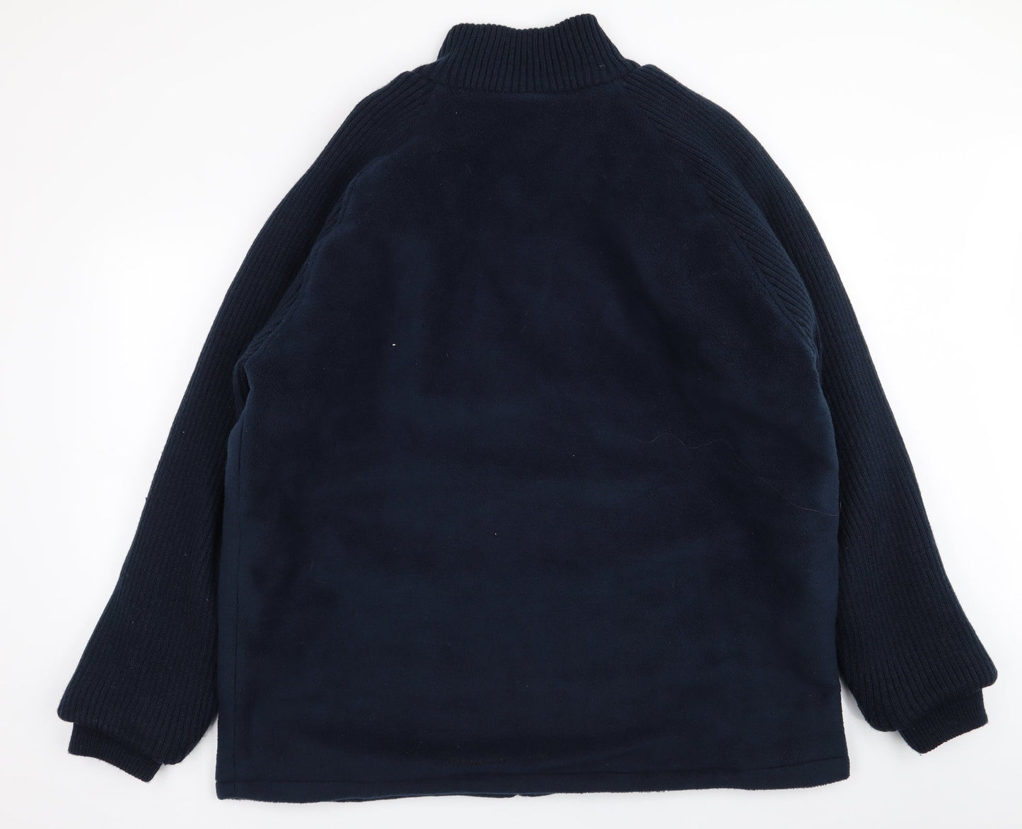 Tom Hagan Mens Blue   Full Zip Jumper Size XL