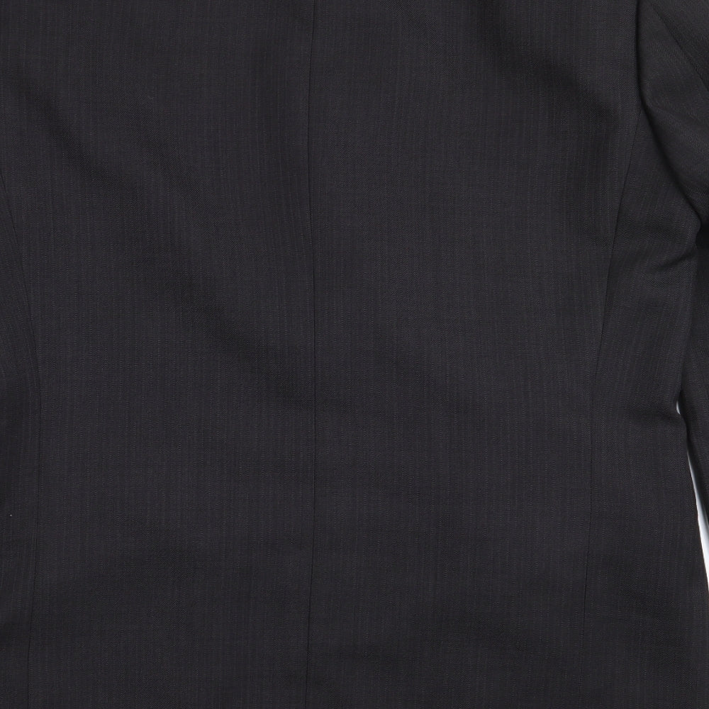 Mens UK Size 38 zantos Regular Black Suit Jacket