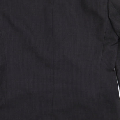 Mens UK Size 38 zantos Regular Black Suit Jacket