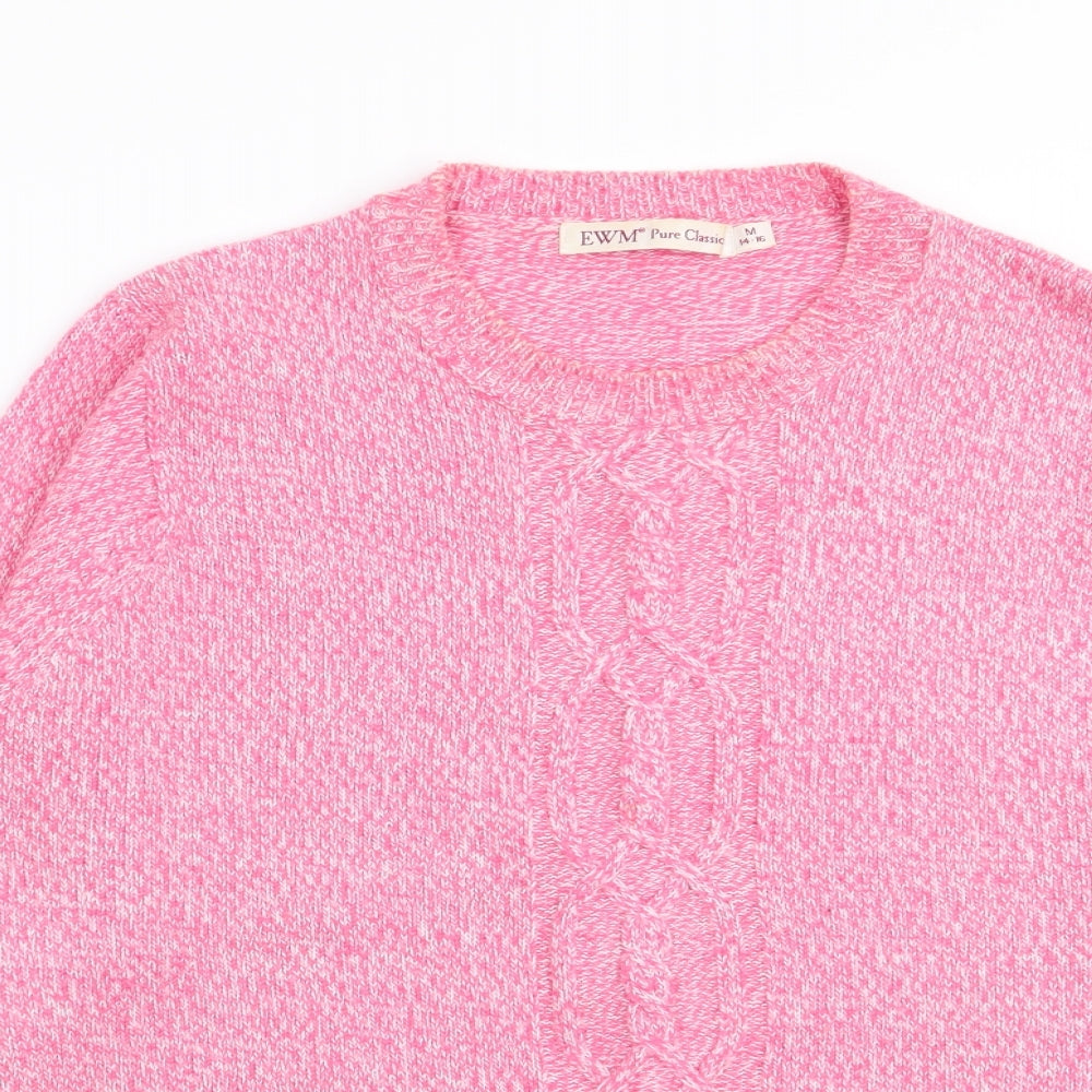 EWM Womens Pink   Pullover Jumper Size 14