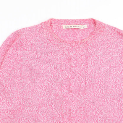 EWM Womens Pink   Pullover Jumper Size 14