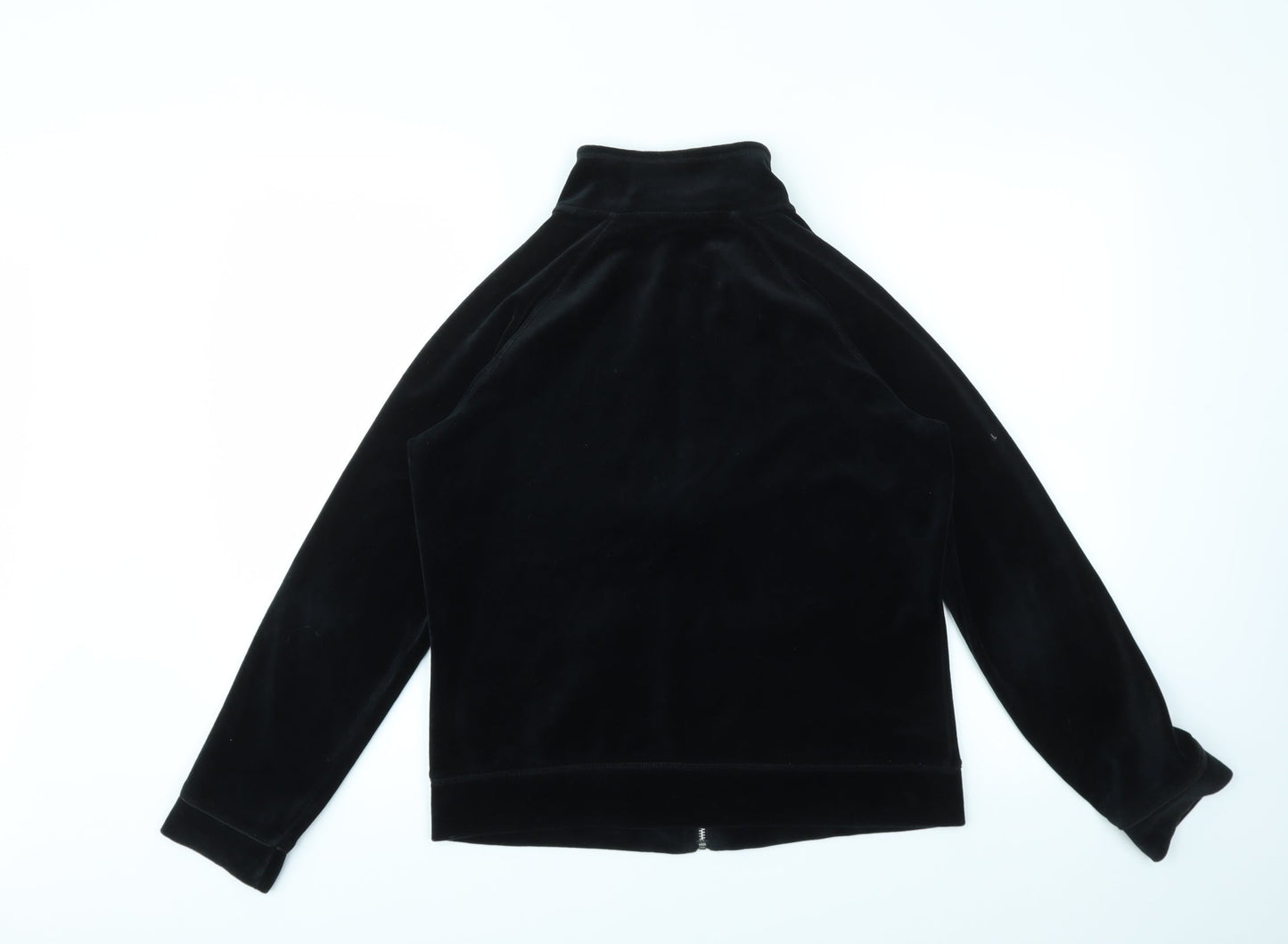 Womens UK Size 12 Debenhams Black Full Zip Jumper