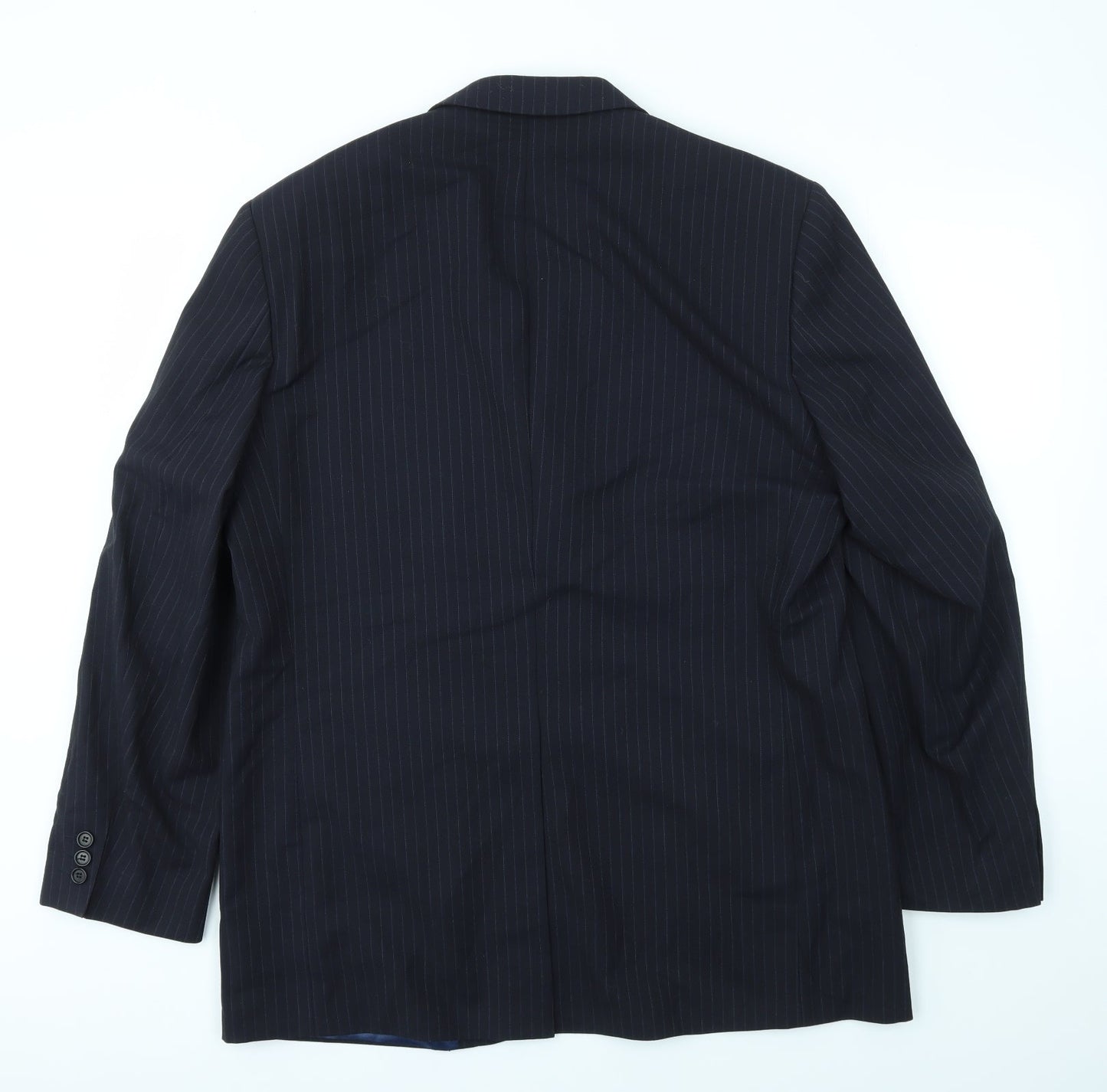 Mens UK Size 42 M&S Regular Blue Suit Jacket