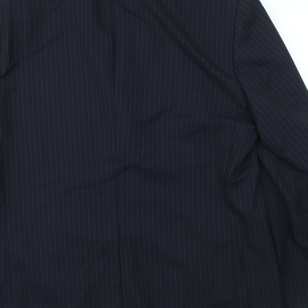 Mens UK Size 42 M&S Regular Blue Suit Jacket
