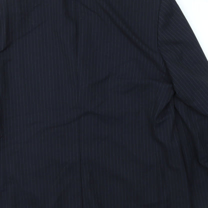 Mens UK Size 42 M&S Regular Blue Suit Jacket
