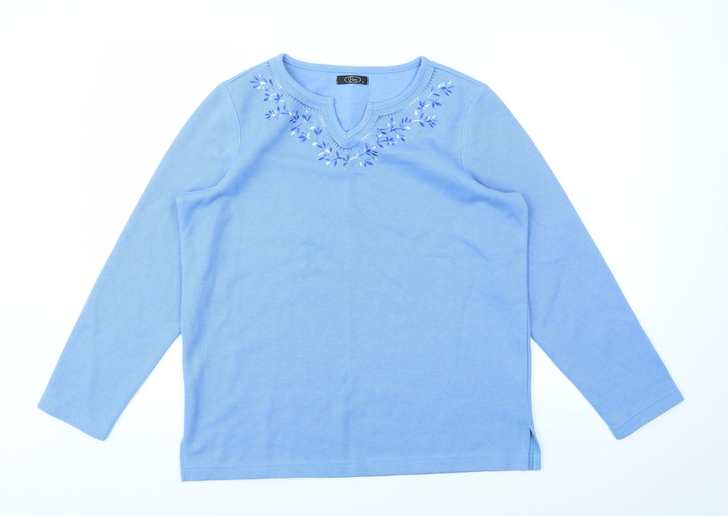 Womens UK Size S BM Blue Pullover Jumper