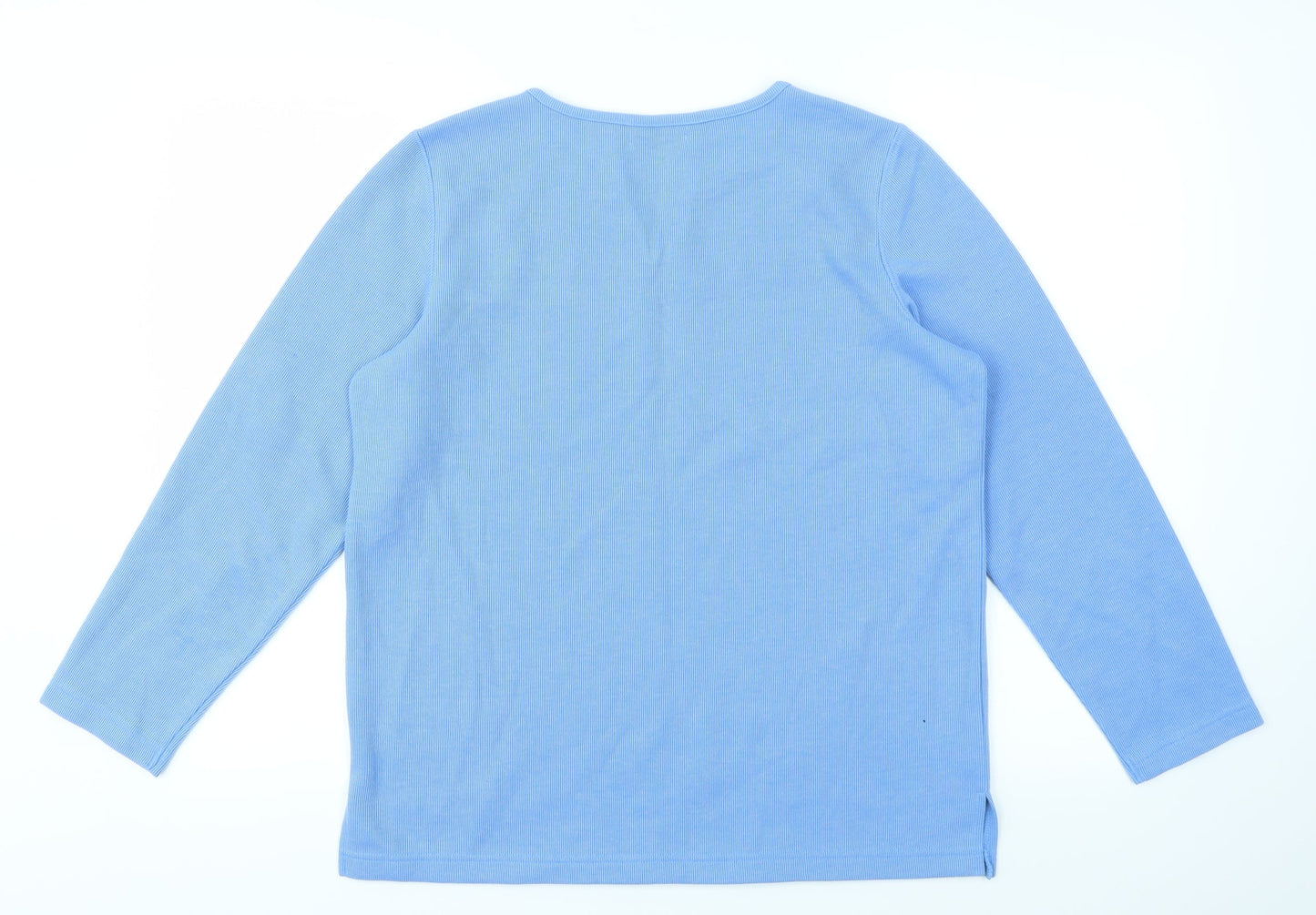Womens UK Size S BM Blue Pullover Jumper