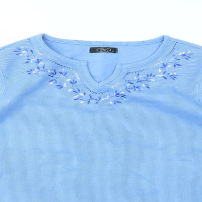 Womens UK Size S BM Blue Pullover Jumper