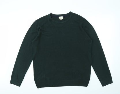 Mens UK Size L Matalan Green Pullover Sweatshirt