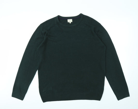 Mens UK Size L Matalan Green Pullover Sweatshirt