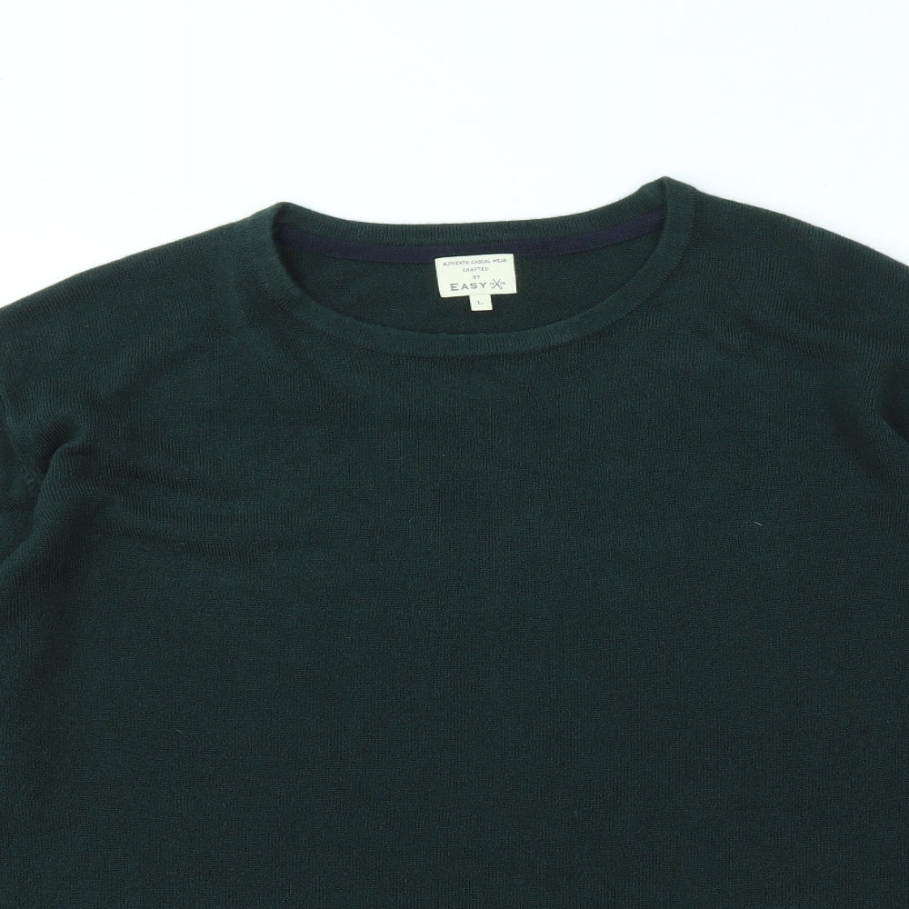 Mens UK Size L Matalan Green Pullover Sweatshirt