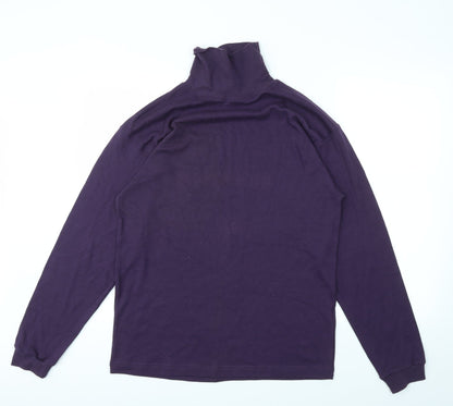 CASUALS Mens Purple   Pullover Sweatshirt Size L