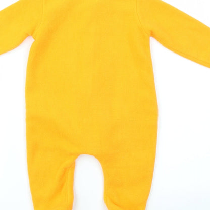 Nutmeg Boys Orange Geometric  Babygrow One-Piece Size 3-6 Months