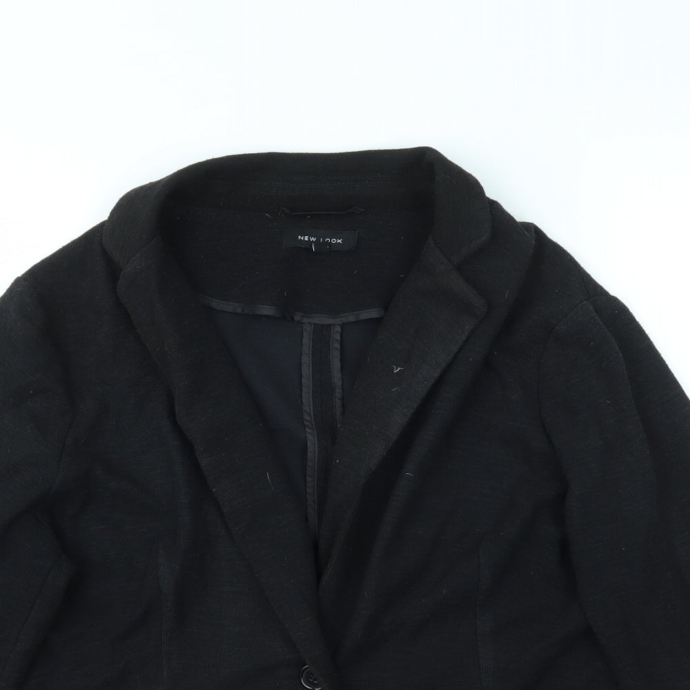 New Look Womens Black   Jacket Blazer Size 14