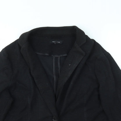New Look Womens Black   Jacket Blazer Size 14
