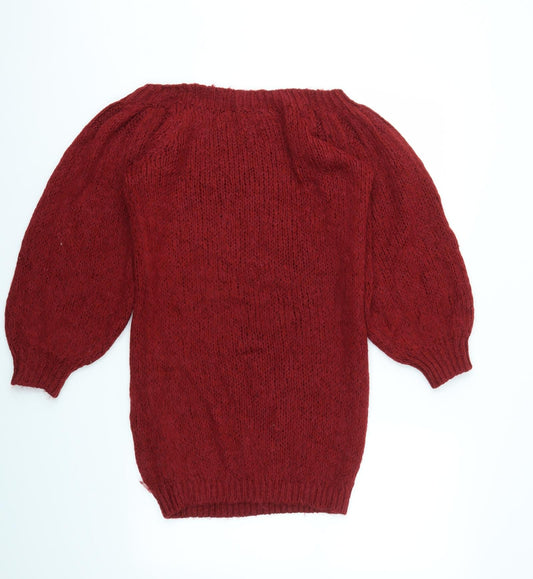 ASOS Womens Red   Pullover Jumper Size 10