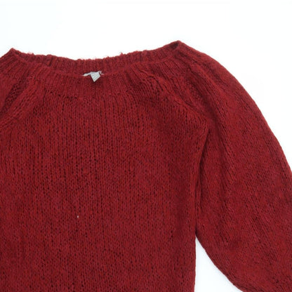 Womens UK Size 10 ASOS Red Pullover Jumper