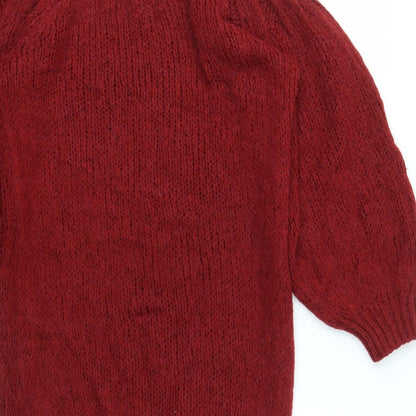 Womens UK Size 10 ASOS Red Pullover Jumper