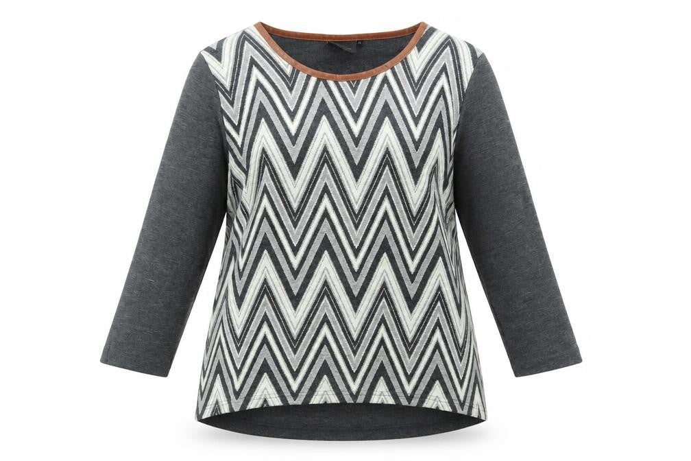 Womens UK Size M b.young Grey Basic T-Shirt