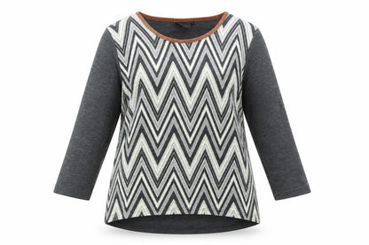 Womens UK Size M b.young Grey Basic T-Shirt