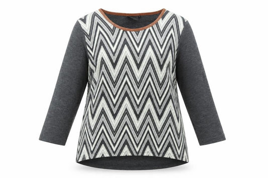 Womens UK Size M b.young Grey Basic T-Shirt
