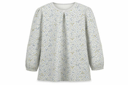 PRETT BATEAU Girls Ivory Floral  Fit & Flare  Size 6 Years