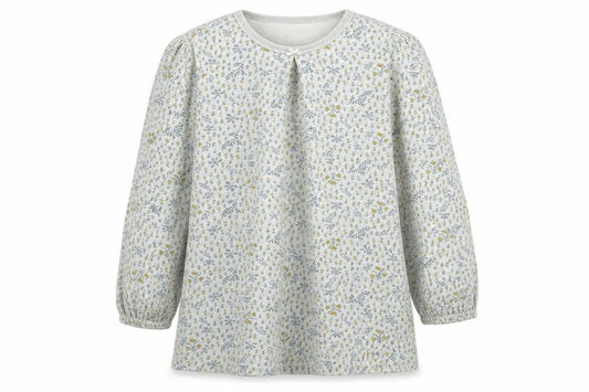 PRETT BATEAU Girls Ivory Floral  Fit & Flare  Size 6 Years