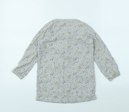 PRETT BATEAU Girls Ivory Floral  Fit & Flare  Size 6 Years