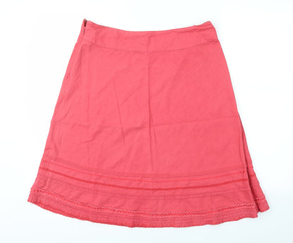 Debenhams Womens Pink   Flare Skirt Size 12
