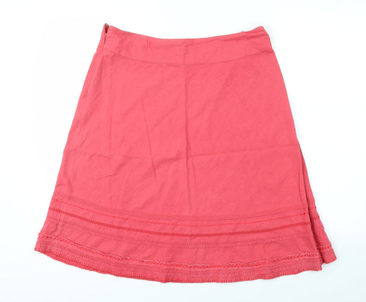Debenhams Womens Pink   Flare Skirt Size 12